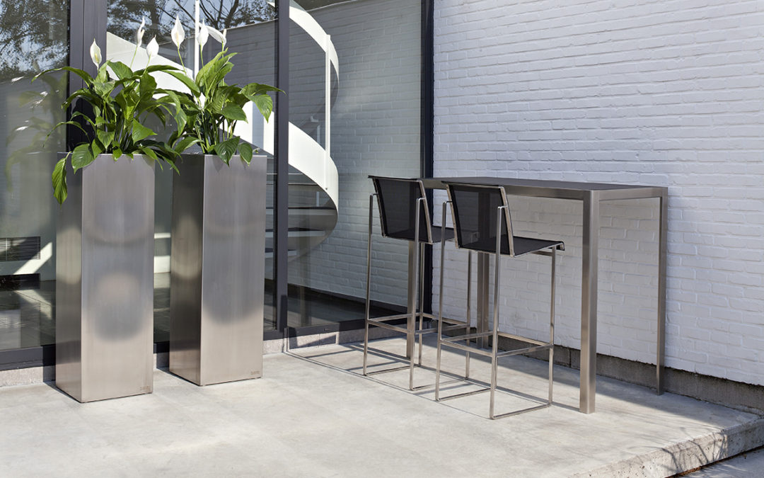 Cima Nimio Bar 140 + Taburete + Macetero